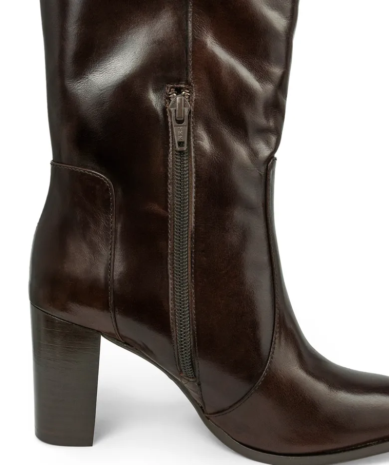 Bottes ADRIANA Brun Foncé