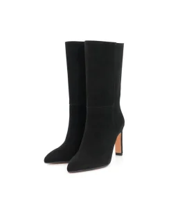 Bottes TAMARA Veau Velours Noir