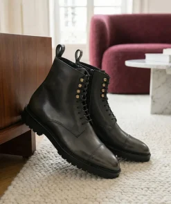 Bottines ALESSANDRO Gris Patiné