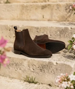 Bottines CHELSEA Daim Marron