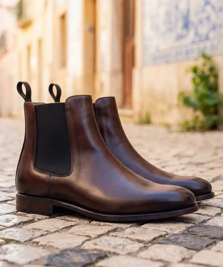 Bottines CHELSEA Noyer