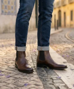 Bottines CHELSEA Noyer