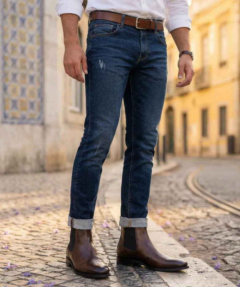 Bottines CHELSEA Noyer