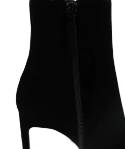 Bottines DAISYA Veau Velours Noir