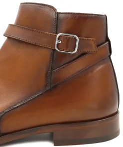 Bottines ELTHON Marron Patiné