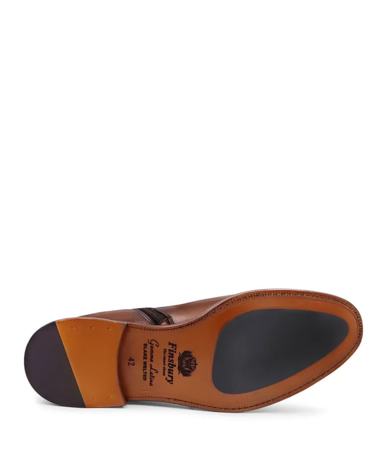 Bottines ELTHON Marron Patiné
