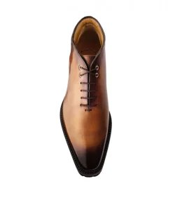Bottines EMILIO Marron Patiné