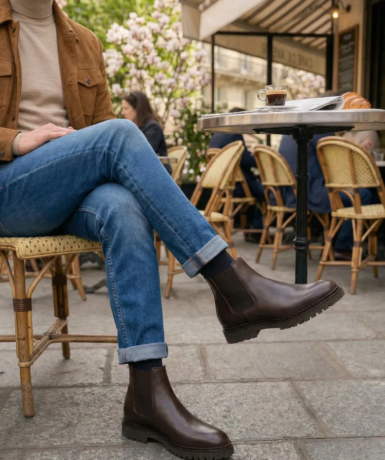 Bottines FULHAM Marron