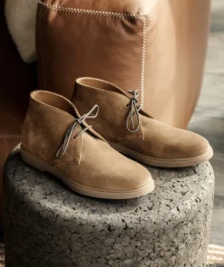 Bottines SAHARA Daim Camel