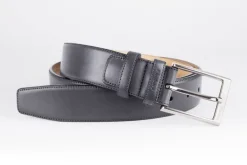 Ceinture Cuir Gris