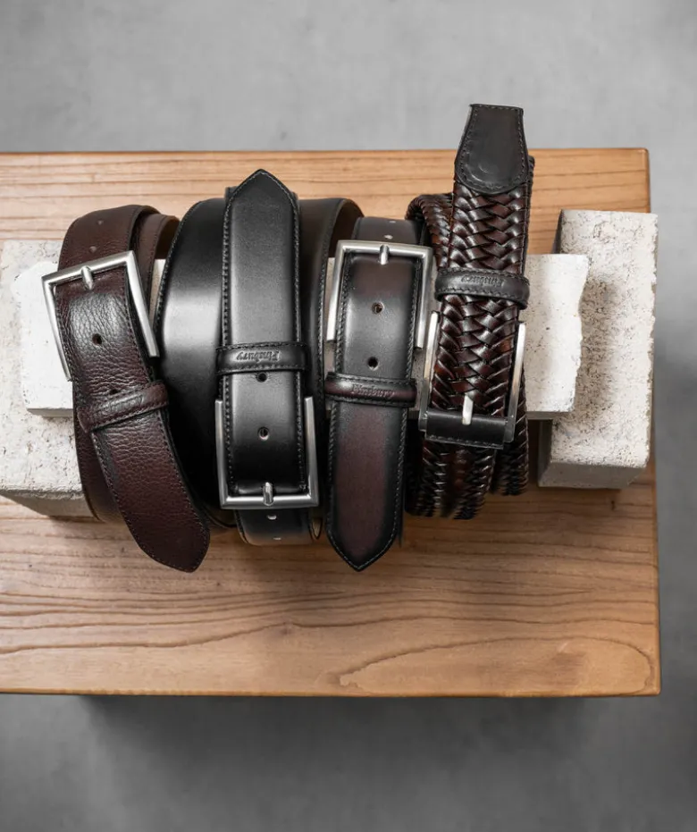 Ceinture Tressée Bleu Marine