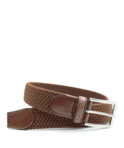 Ceinture Tressée Marron