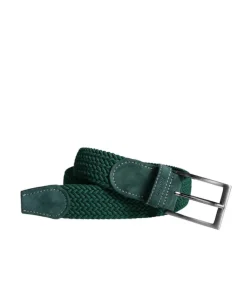Ceinture Tressée Vert