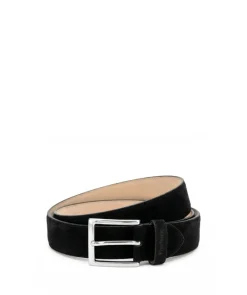 Ceinture Veau Velours Noir