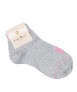 Chaussettes courtes Claudia Gris