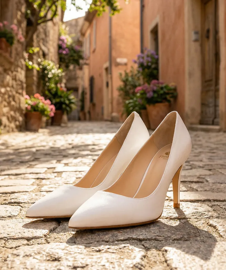Escarpins MANON Blanc neige