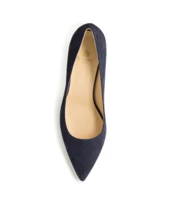 Escarpins MANON Daim Marine