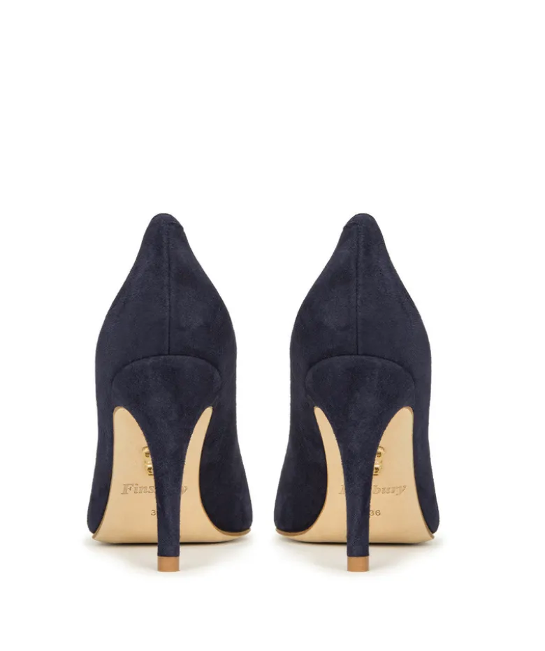 Escarpins MANON Daim Marine
