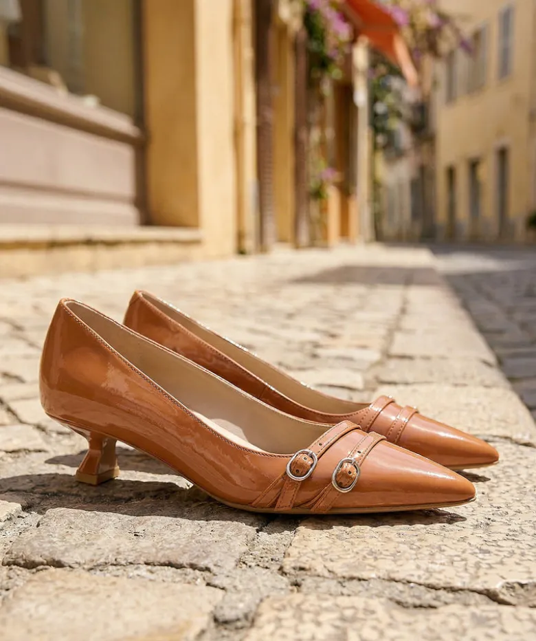 Escarpins NOEMIE Cognac