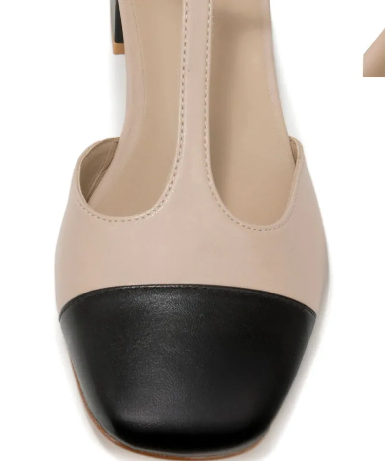 Escarpins Rosa Beige et Noir