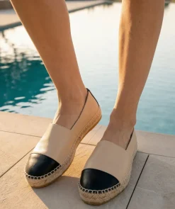 Espadrille IZIA Beige et Noir