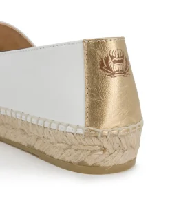 Espadrille IZIA Blanc et Or