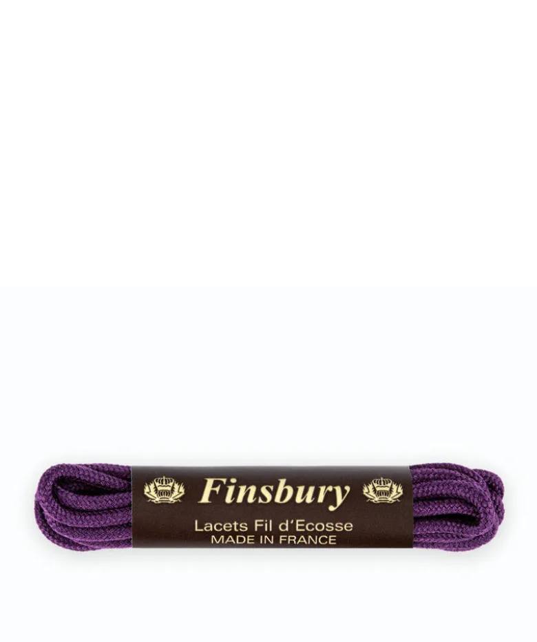 Lacets coloré Aubergine 75cm