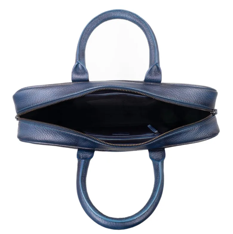 Mallette Grainée Bleu