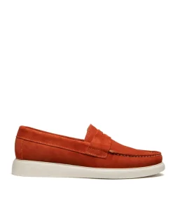 Mocassin ACAPULCO Veau Velours Brique