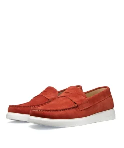 Mocassin ACAPULCO Veau Velours Brique
