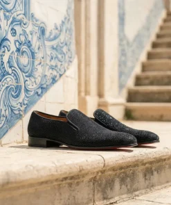 Mocassin BELEM Veau Velours Noir