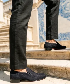 Mocassin BELEM Veau Velours Noir