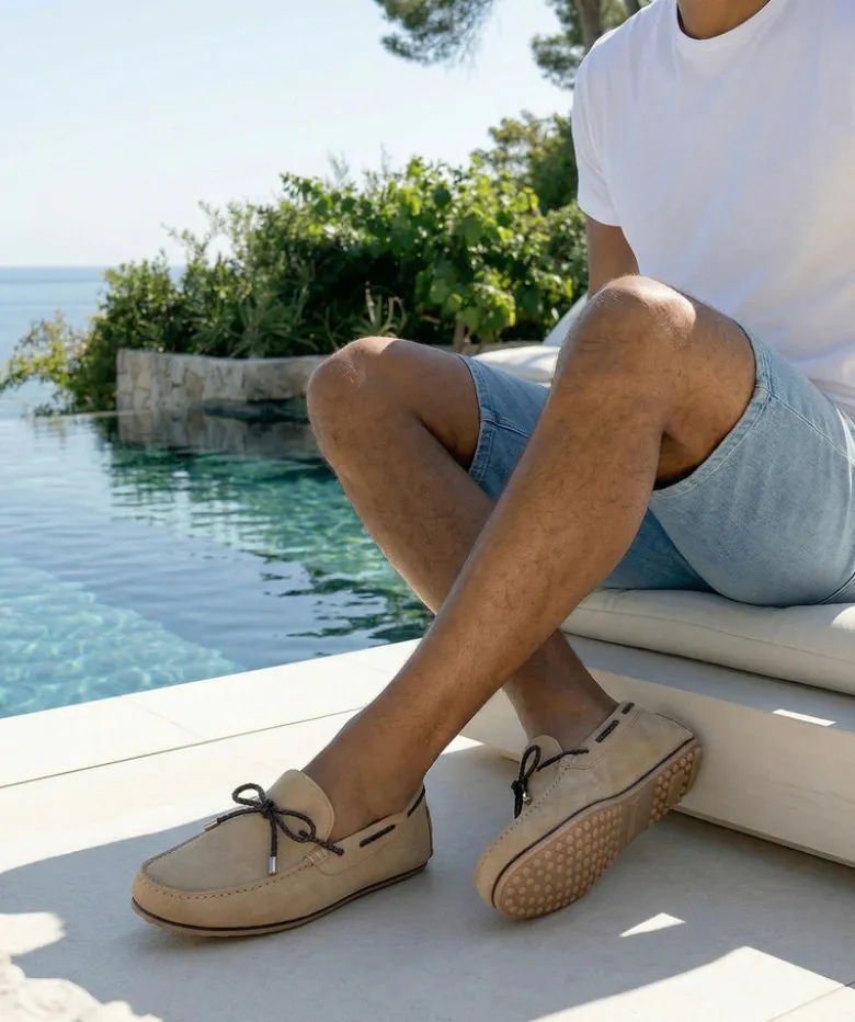 Mocassin CANCUN Daim Beige
