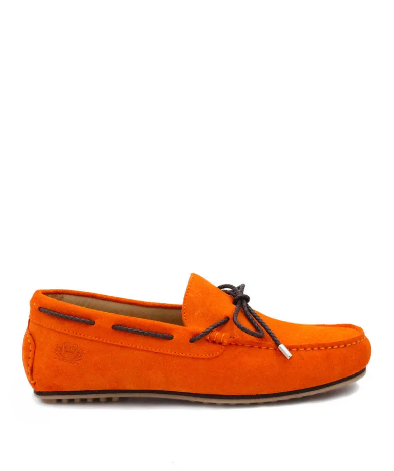 Mocassin CANCUN Daim Orange