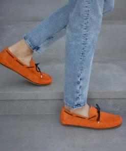 Mocassin CANCUN Daim Orange