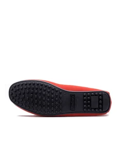 Mocassin CANCUN Daim Rouge