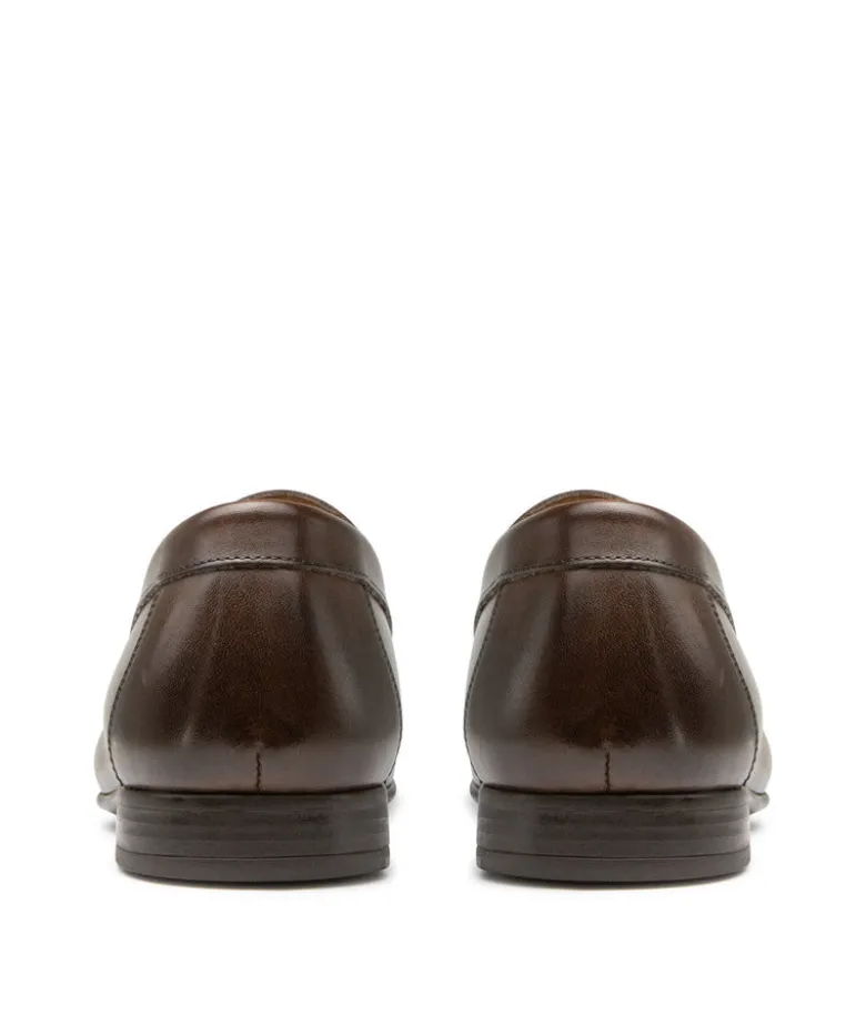 Mocassin CLAYTON Marron Patiné