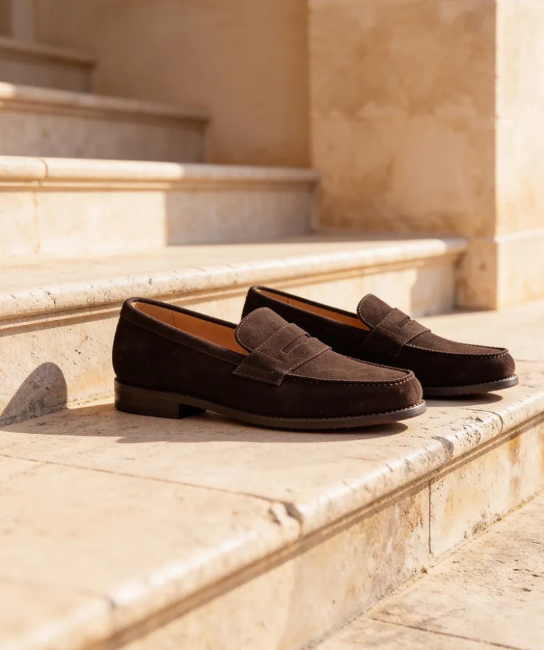 Mocassin COLLEGE 1986 Daim Marron