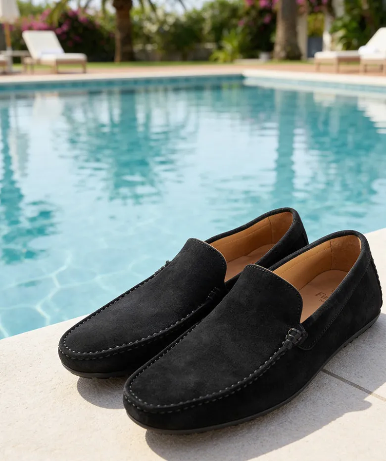 Mocassin DANDY Daim Noir