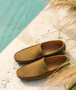 Mocassin DANDY Veau Velours Kaki