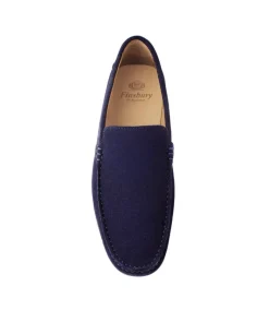 Mocassin DANDY Veau Velours Bleu Marine