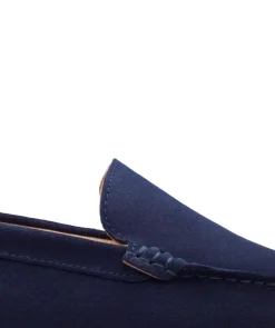 Mocassin DANDY Veau Velours Bleu Marine