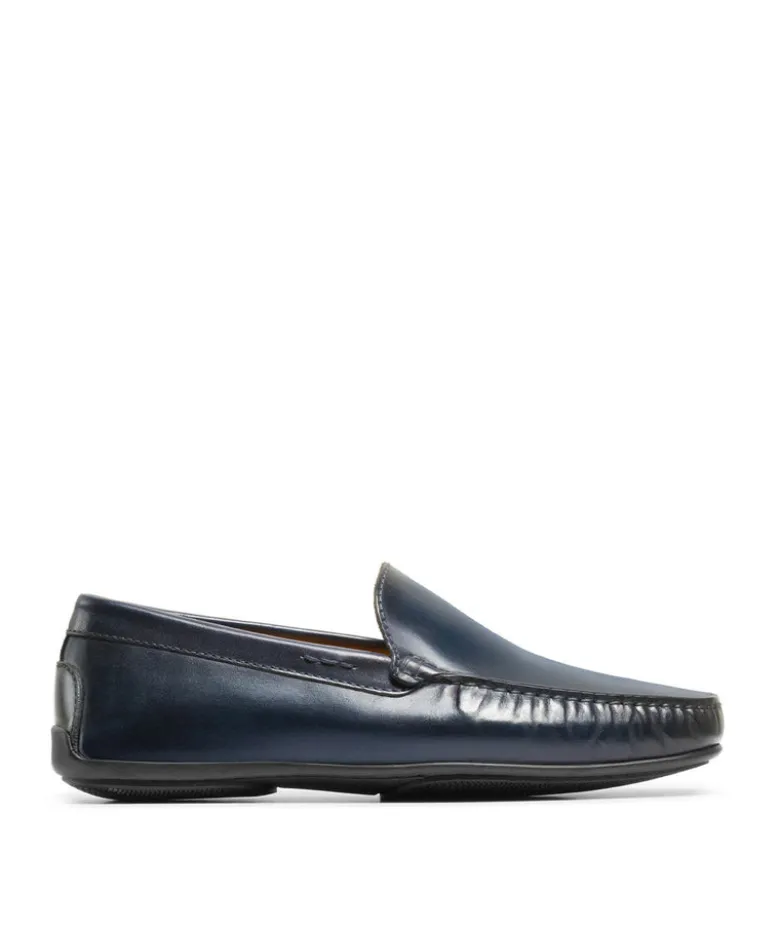Mocassin LUCA Bleu Patiné
