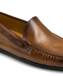 Mocassin LUCA Gold Patiné