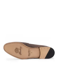 Mocassin MARKOS Grainé Marron Patiné