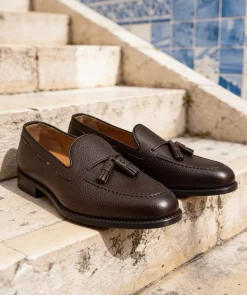 Mocassin OLDEN Grainé Marron