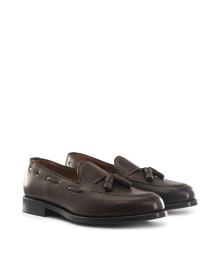 Mocassin OLDEN Grainé Marron