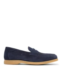 Mocassin PORTOBELLO Daim Bleu Marine