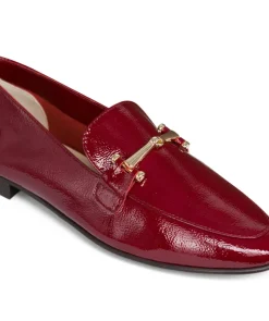 Mocassins AMELIE Vernis Cerise