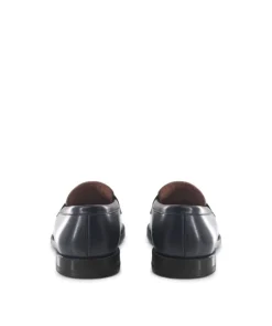 Mocassins Bicolore LILOU Marine et Blanc